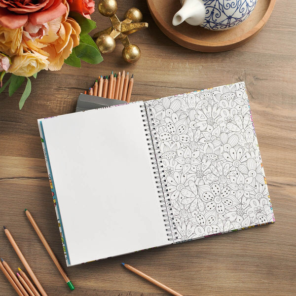 Coloring through the Psalms Spiral Coloring Book