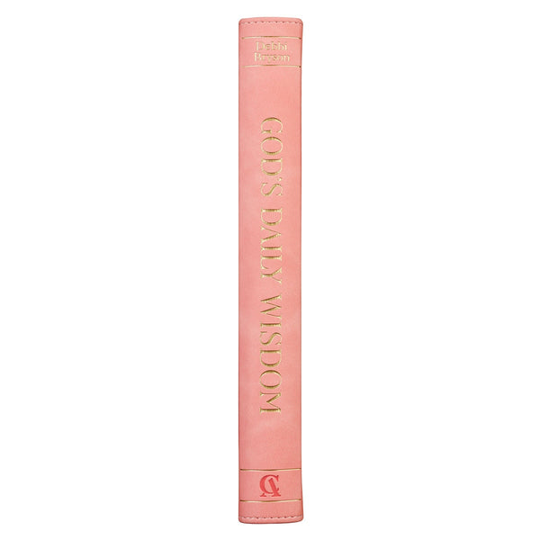 God’s Daily Wisdom for Women Pink Faux Leather Daily Devotional