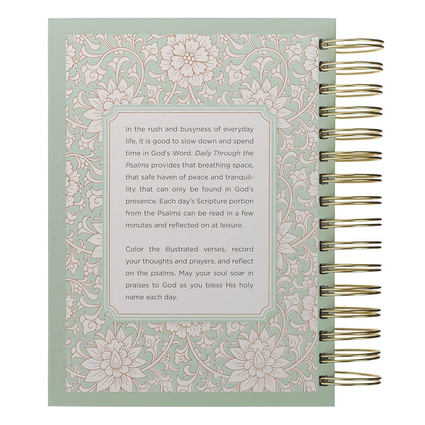Daily Through the Psalms: A 365-Day Spiral-bound Creative Journal