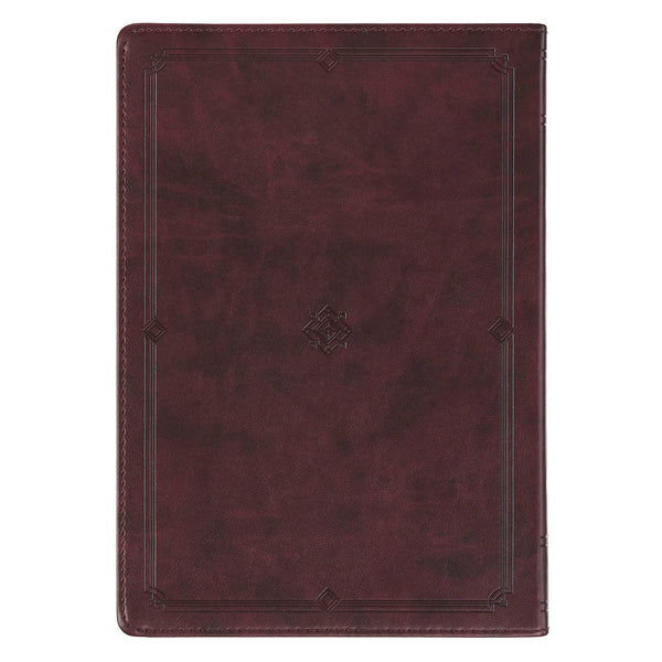 Every Day with Jesus: 366-Day Burgundy Faux Leather Devotional