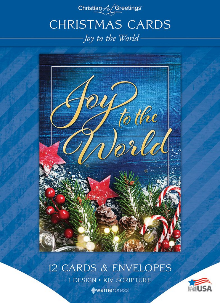 Boxed Cards - Solid - Christmas - Joy to the World