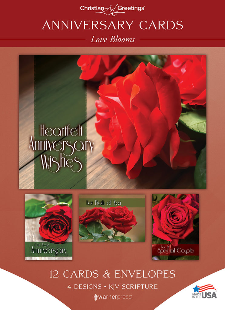Boxed Cards - Anniversary - Love Blooms