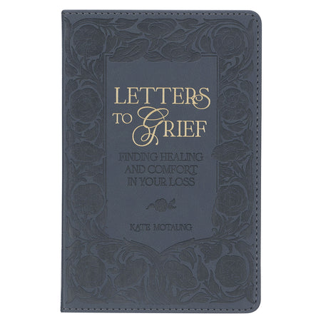 Be Still and Know Classic Faux Leather Zippered Journal in Navy Blue - Psalm 46:10