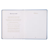 Hope That Endures Blue Faux Leather Devotional