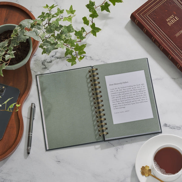 31 Prayers for My Wife Spiral Hardcover Prayer Journal for Husbands