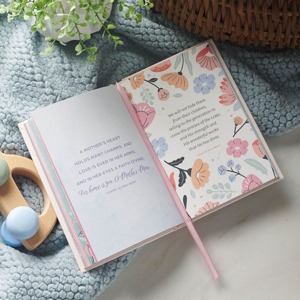 Pocketful of Blessings for New Moms Pink Hardcover Gift Book