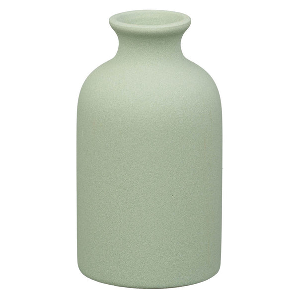 He Restores My Soul Green Garden Ceramic Table Vase - Psalm 23:3