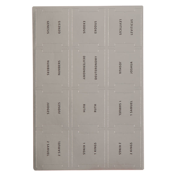 Bible Indexing Tabs for Silver Gilt-edged Bibles