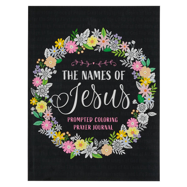 The Names of Jesus Prompted Coloring Prayer Journal - KI Gifts Christian Supplies