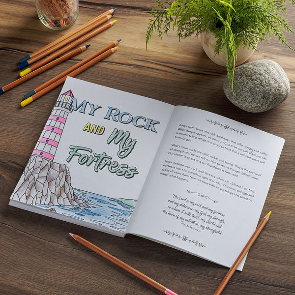 The Names of Jesus Prompted Coloring Prayer Journal