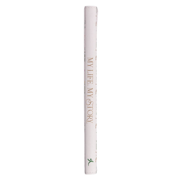 My Life, My Story: A Mother's Legacy Journal White Faux Leather Prompted Journal