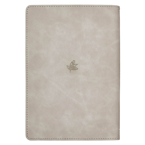 Everything Beautiful Taupe Faux Leather Slimline Journal - Ecclesiastes 3:11