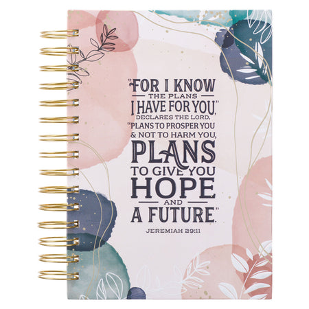 She is Brave Pink Wirebound Journal