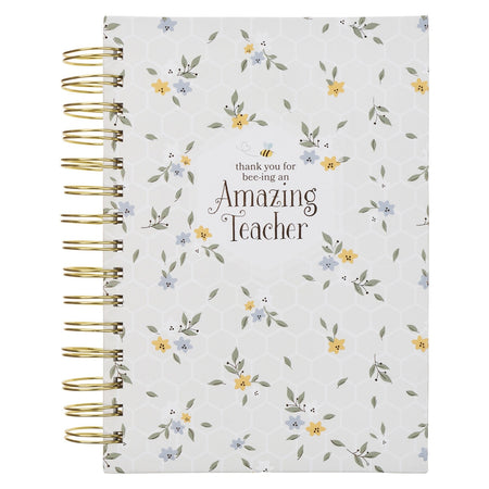 Amazing Teacher Blossom and Bees Large Portrait Gift Bag