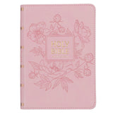 Ballet Pink Large Print Compact King James Version Bible