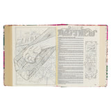 Rose-pink Floral Faux Leather Hardcover KJV My Creative Bible with Elastic Closure