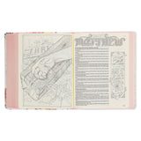 Pearlized White Faux Leather KJV My Creative Bible