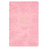 Blossom Pink Faux Leather Gift Edition King James Version Bible