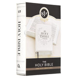 Pearlized White Large Print Compact King James Version Bible