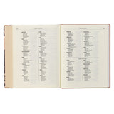 Dusty Peach Faux Leather Hardcover Large Print King James Version Note-taking Bible