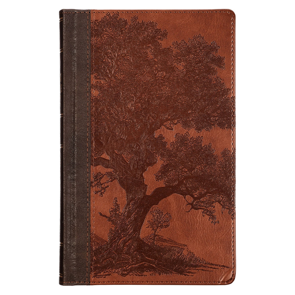 KJV Bible Giant Print Standard-size, Brown Trust Tree