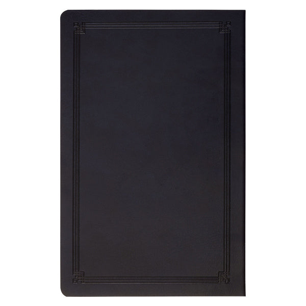Black Faux Leather King James Version Gift Bible
