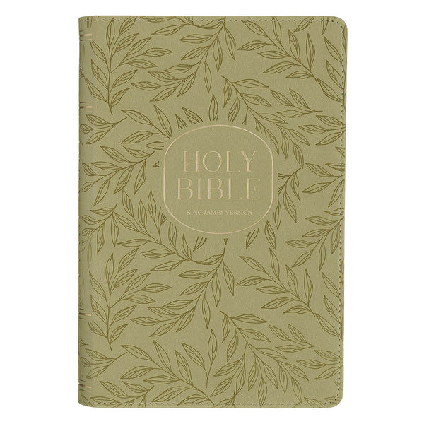 Pale Olive Green Giant Print Reader’s Edition King James Version Bible