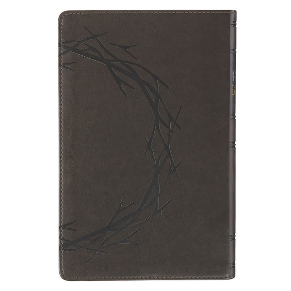 Iron Gray Crown of Thorns Giant Print Reader’s Edition King James Version Bible