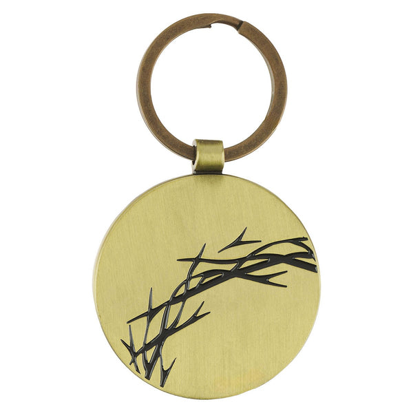 Amazing Grace Antique Gold Metal Keychain - KI Gifts Christian Supplies