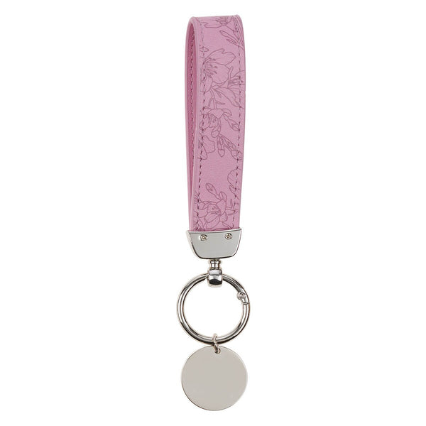 Be Still and Know Lavender Faux Leather Wristlet Keychain - Psalm 46:10