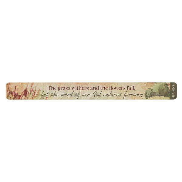 Word of Our God Endures Forever Large Magnetic Strip - Isaiah 40:8 - KI Gifts Christian Supplies