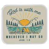 God is with Me Magnet - Joshua 1:9