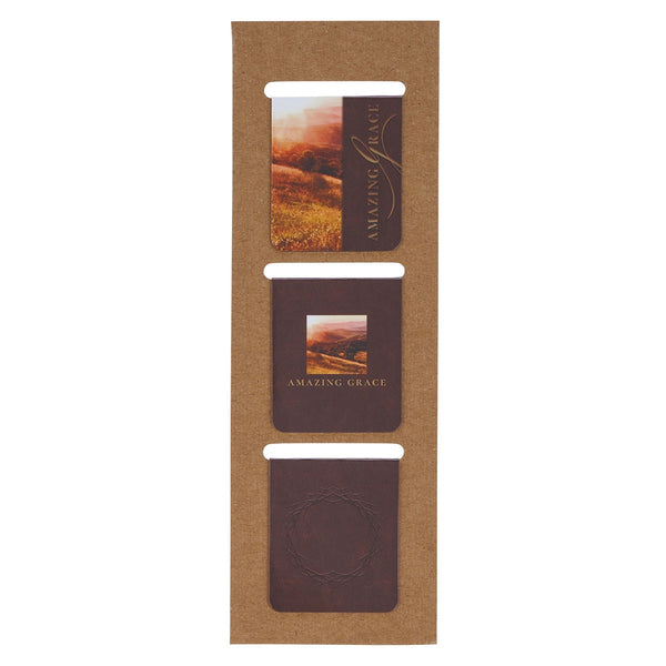 Amazing Grace Die-cut Magnetic Bookmark Set - Isaiah 53:3