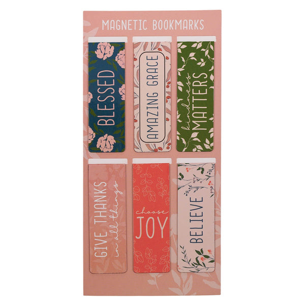 Blessed Joy Believe Magnetic Bookmark Set
