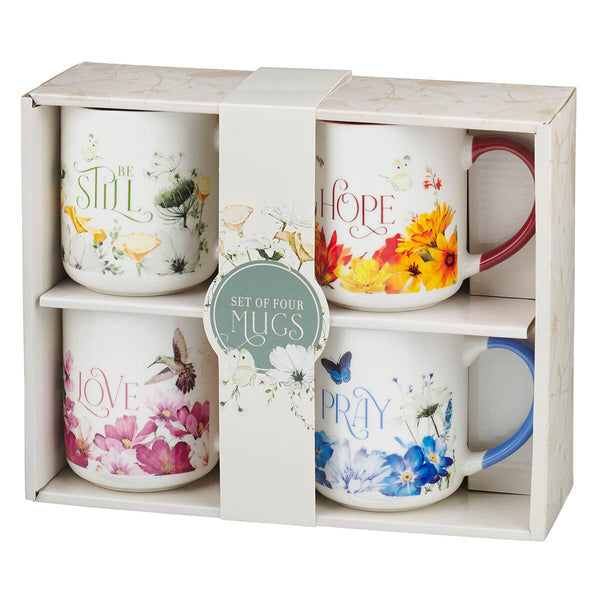 Anchored in Christ Ceramic Mug Set