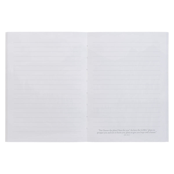 Hope and a Future Mountain Path Medium Notebook - Jeremiah 29:11