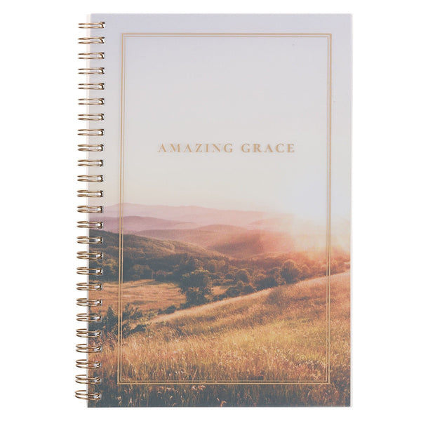 Amazing Grace Spiral Notebook - Isaiah 53:3 - KI Gifts Christian Supplies