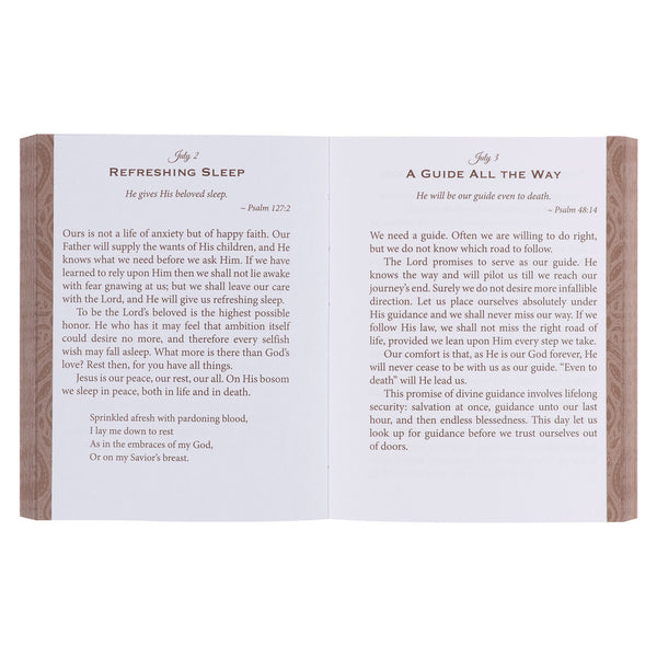 Faith's Checkbook Brown Softcover One-Minute Devotions