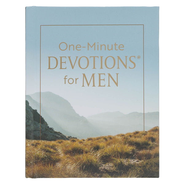 One-Minute Devotions® for Men Hardcover Devotional - KI Gifts Christian Supplies