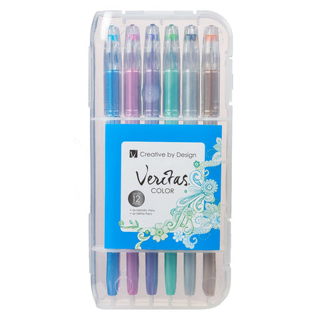 Veritas Coloring Pencils in Cylinder - Set of 24