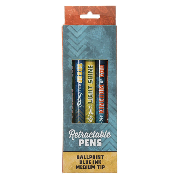 Adventure with Jesus Retractable Pen Set - Psalm 16:11 - KI Gifts Christian Supplies