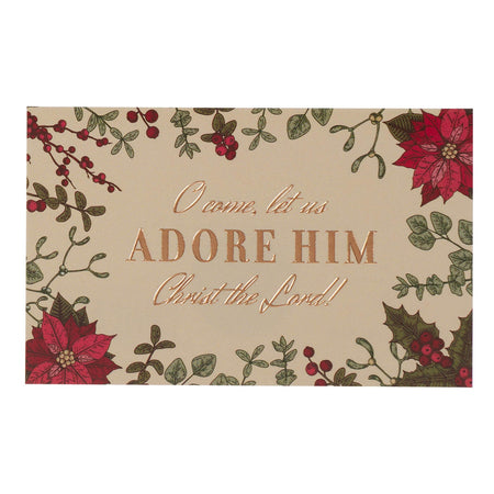 Joy to the World MDF Christmas Ornament