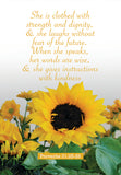 Pass it on - She is clothed with strength and dignity