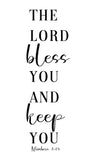 Pass it on - The Lord bless you and keep you