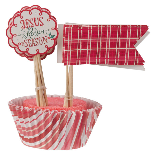 Jesus is the Reason for the Season Cupcake Wrapper Set