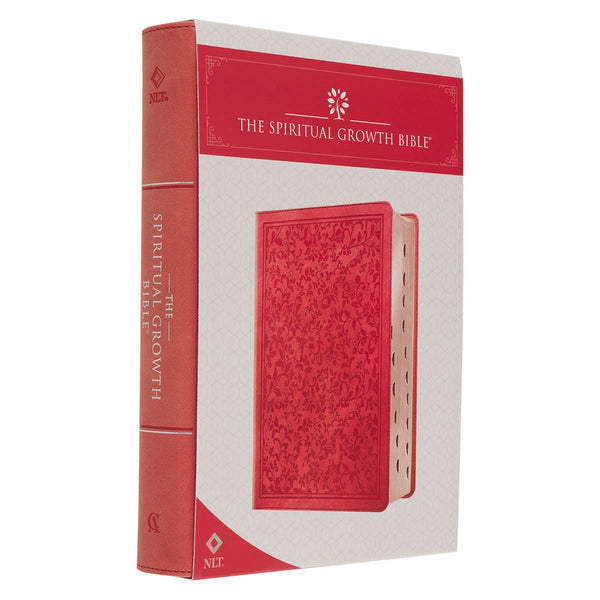 Coral Vine Faux Leather Spiritual Growth Bible