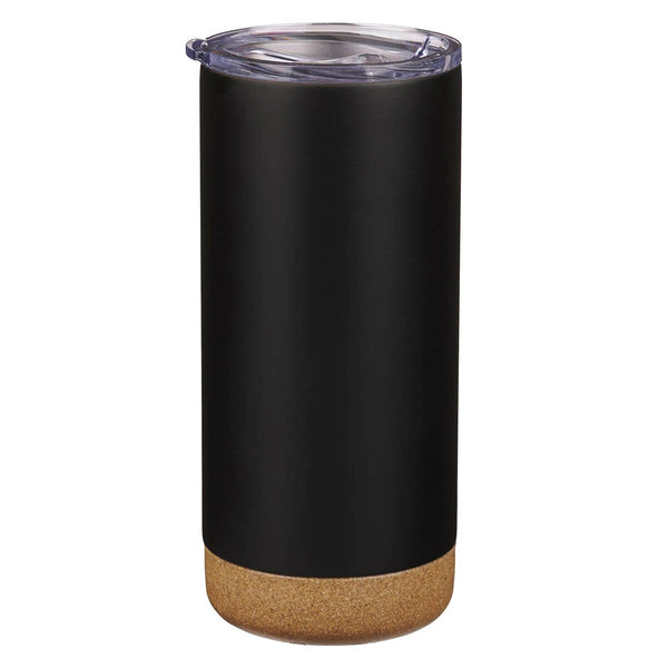 Man of God Black Stainless Steel Tumbler - 1 Timothy 6:11