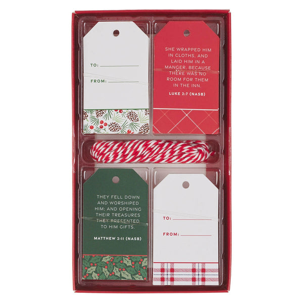 Worship Him Christmas Gift Tag Set - KI Gifts Christian Supplies