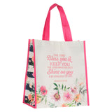 Bless You and Keep You Non-Woven Coated Tote Bag