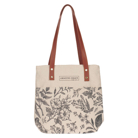 Grace Butterfly Orange Non-Woven Coated Tote Bag - Ephesians 2:8